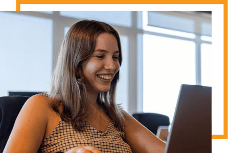 Front-end Developer working on a web application