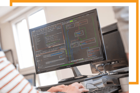 Cybersecurity consultant managing a breach detection system