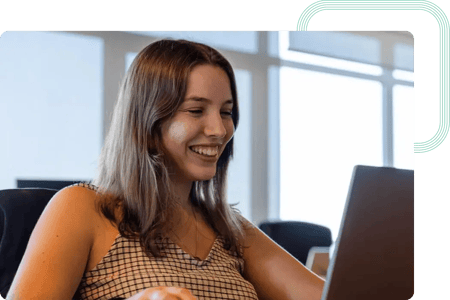 Front-end Developer working on a web application