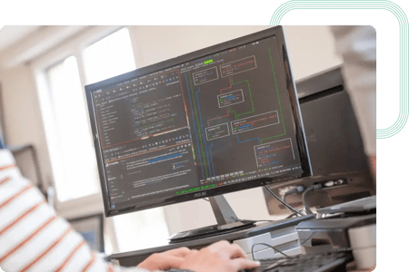 Cybersecurity consultant managing a breach detection system