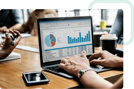act digital's expert working on a data visualisation platform