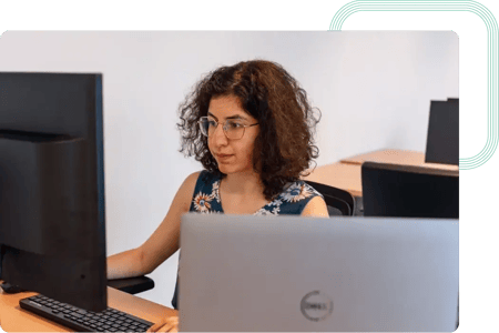 Back-end developer working on an application to create eVouchers