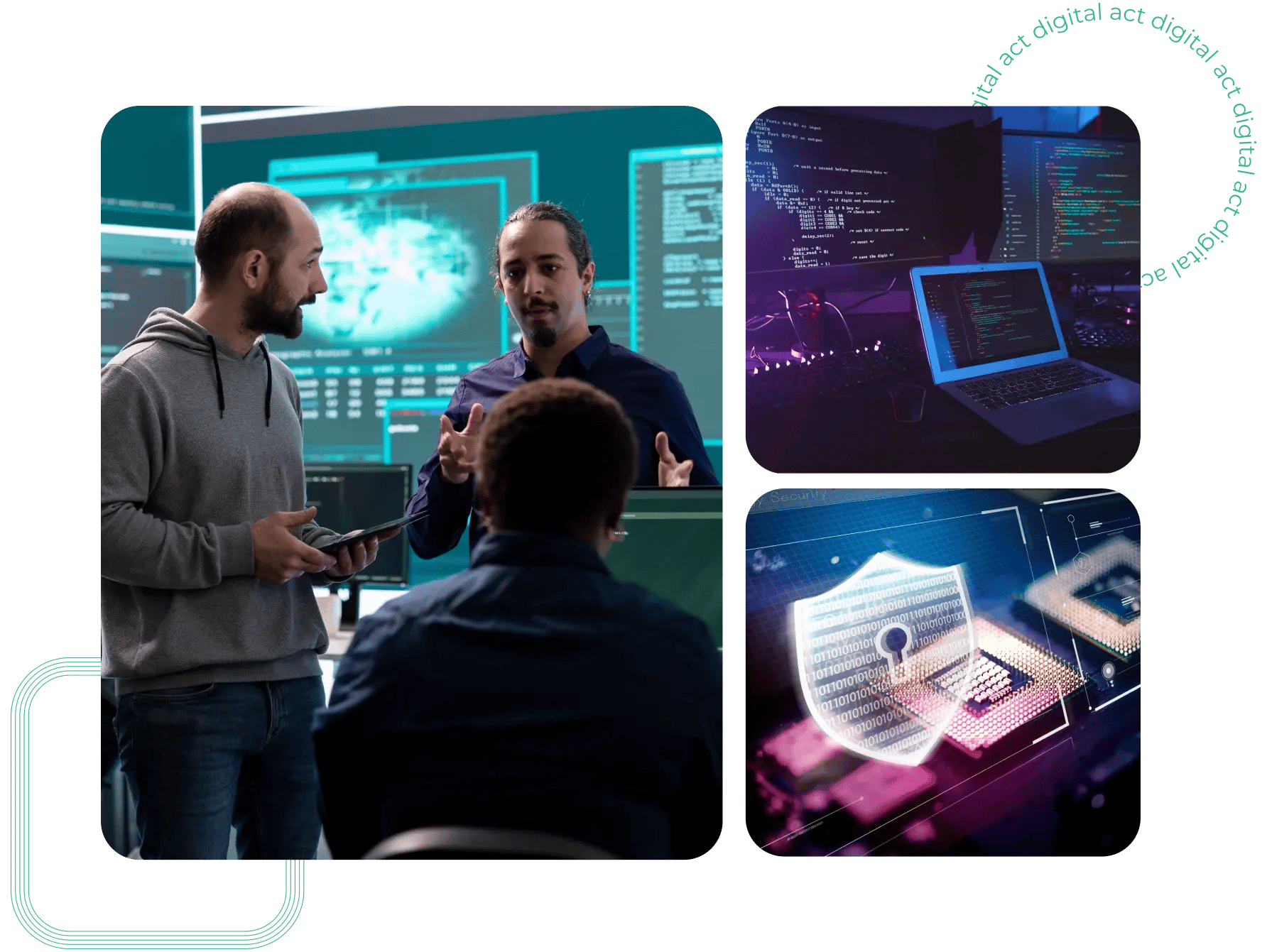 Red Team experts discuss offensive strategies at the office