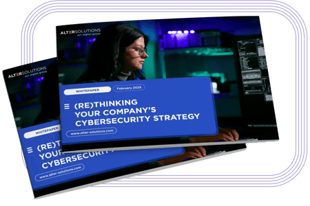 Cover of the whitepaper Re(thinking) your company's cybersecurity strategy