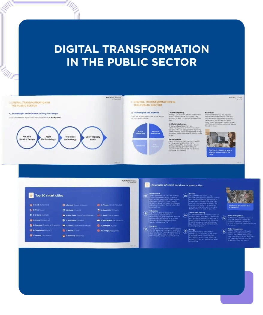 Extracts of the whitepaper about Digital Transformation in the Public Sector